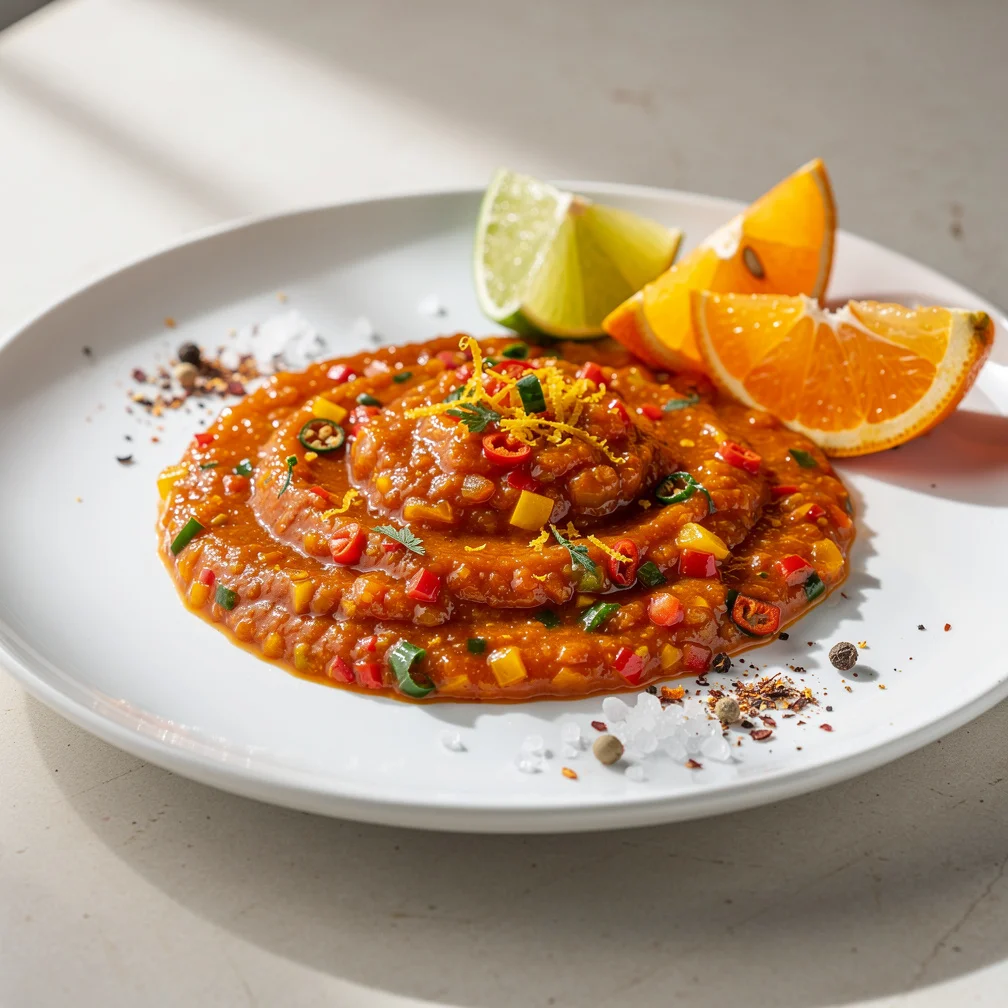 Molho de Pimentas e Cítricos Aromáticos