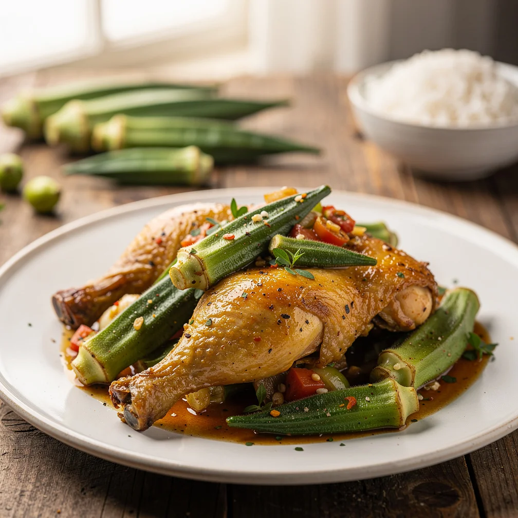 Frango com Quiabo à Moda Mineira