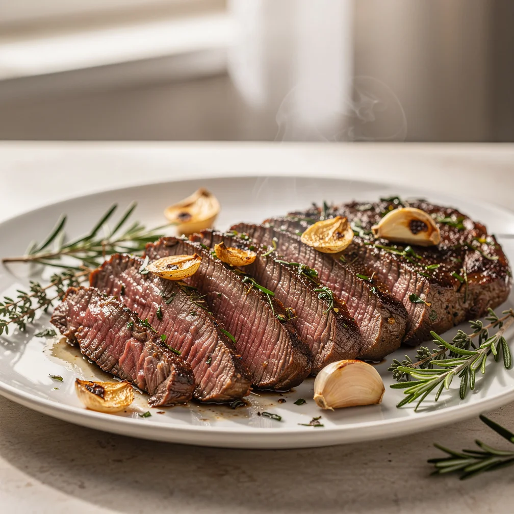 Fraldinha Assada com Ervas e Alho