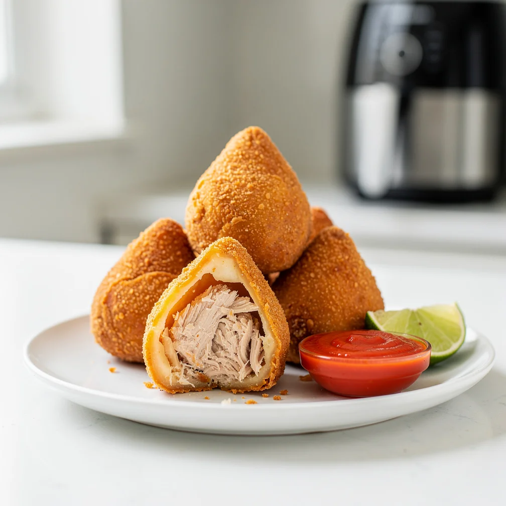 Coxinha de Frango Crocante na Air Fryer