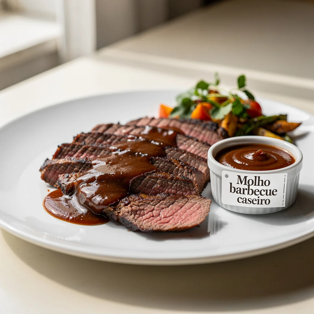 Fraldinha Assada com Molho Barbecue