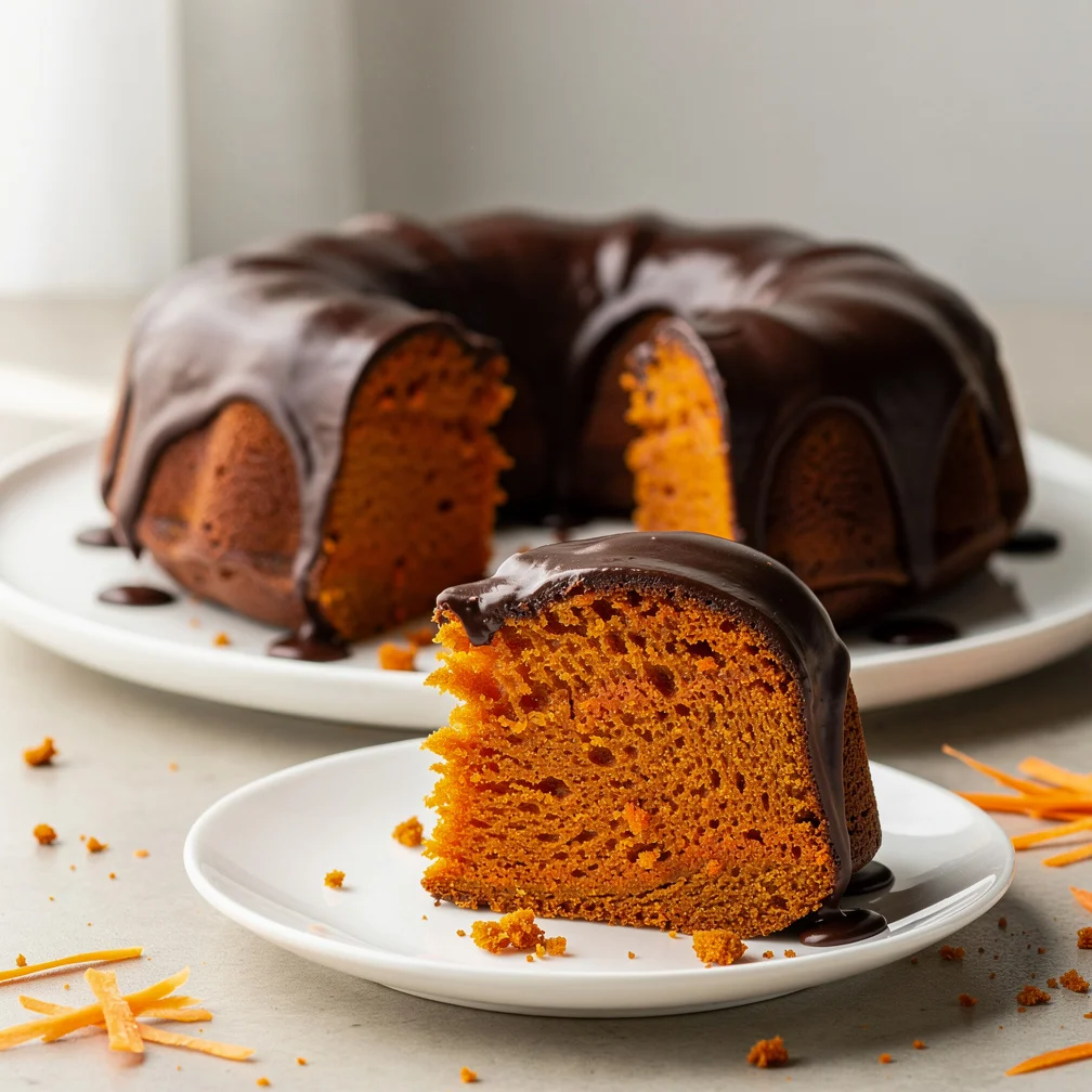 Bolo de Cenoura Vegano e Sem Lactose