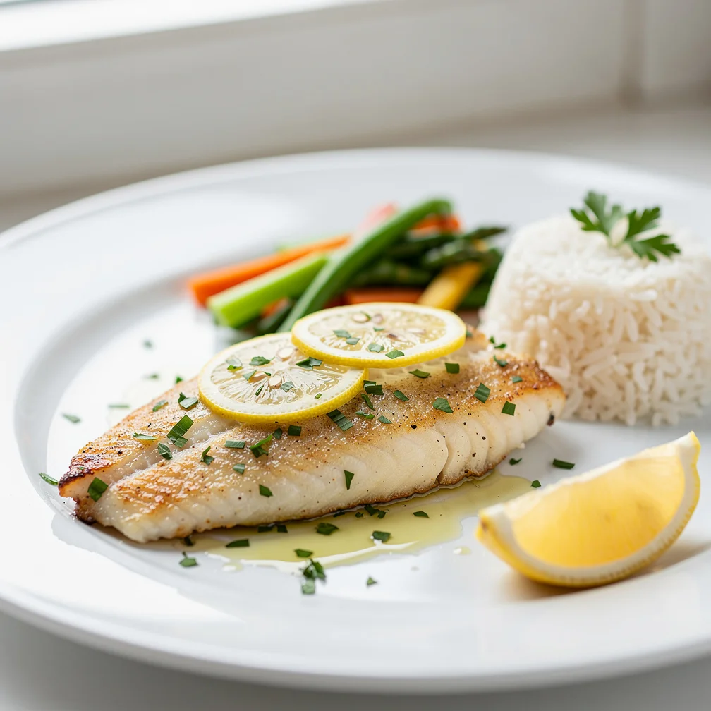 Filé de Tilápia Assado com Limão