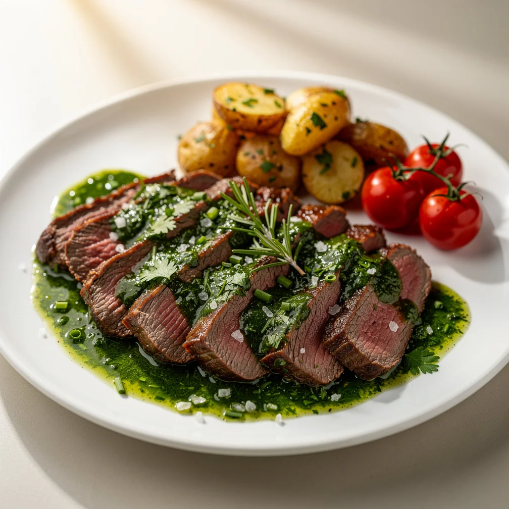 Fraldinha Assada com Molho de Ervas