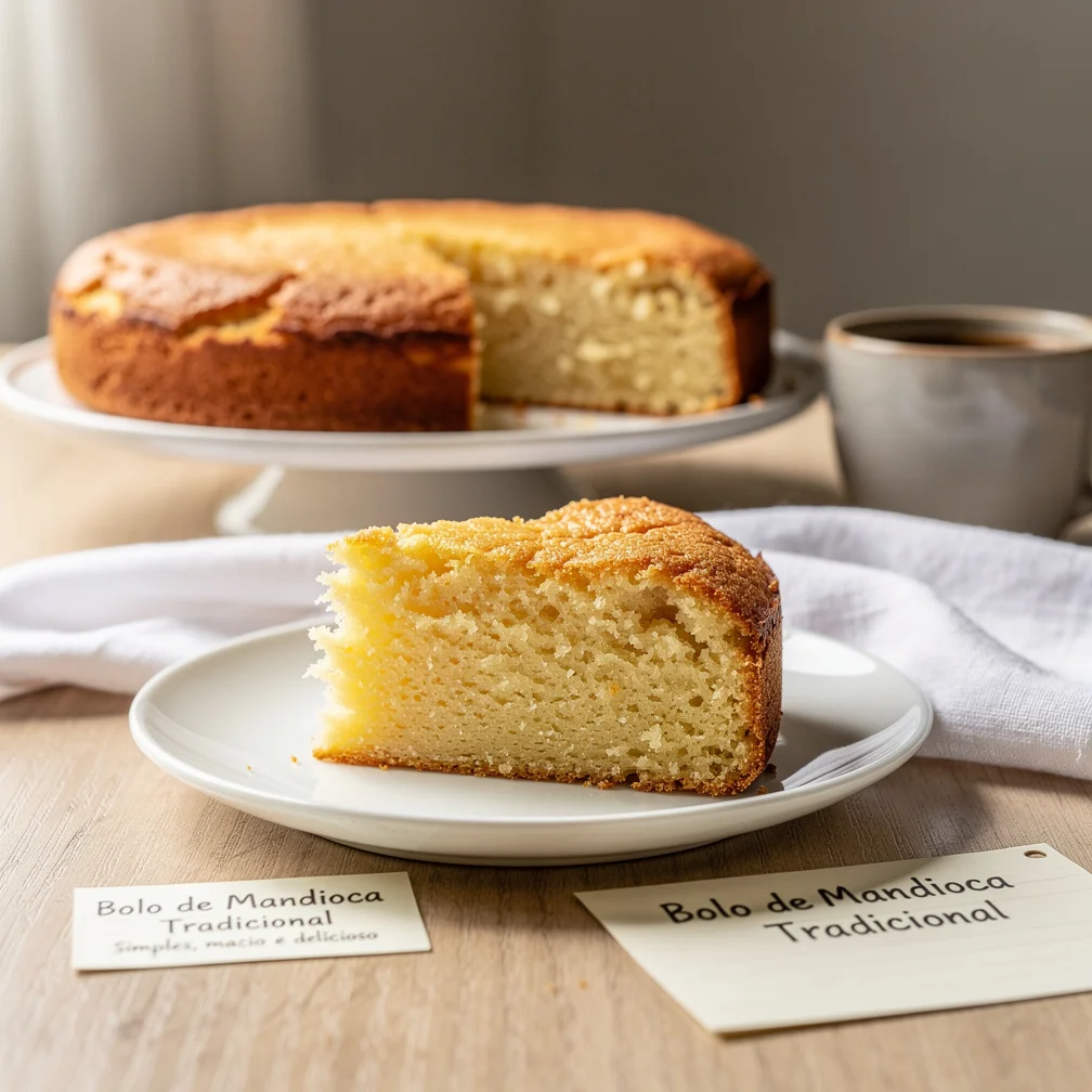 Bolo de Mandioca Tradicional
