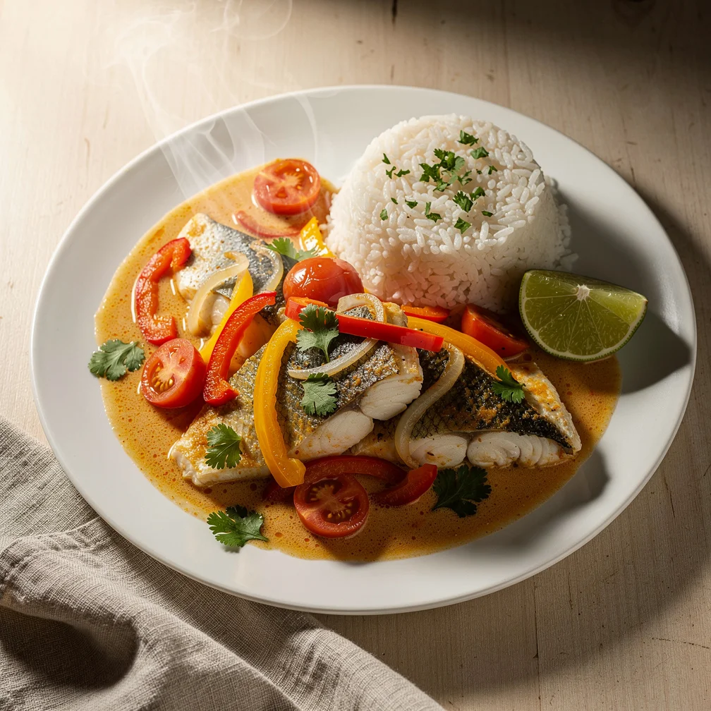 Moqueca Nordestina de Peixe com Leite de Coco
