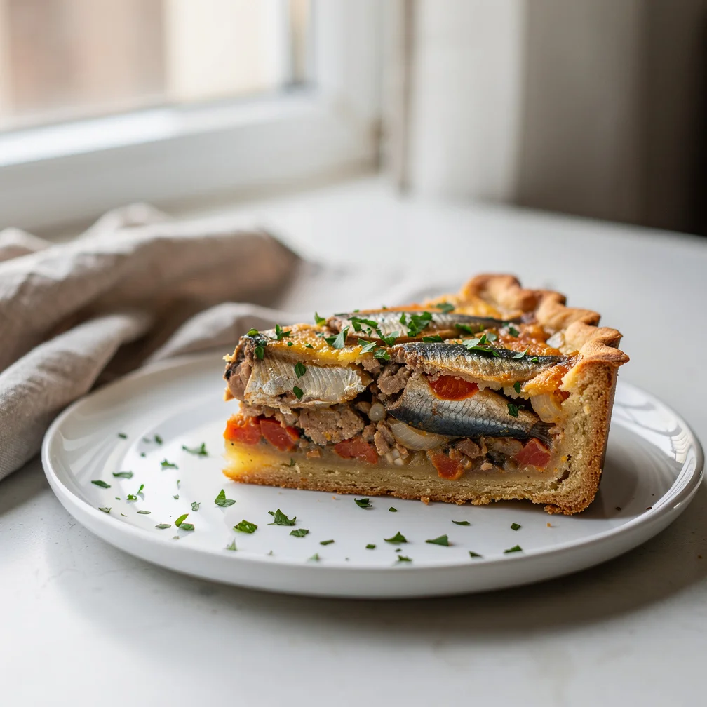 Torta de Sardinha Simples e Econômica