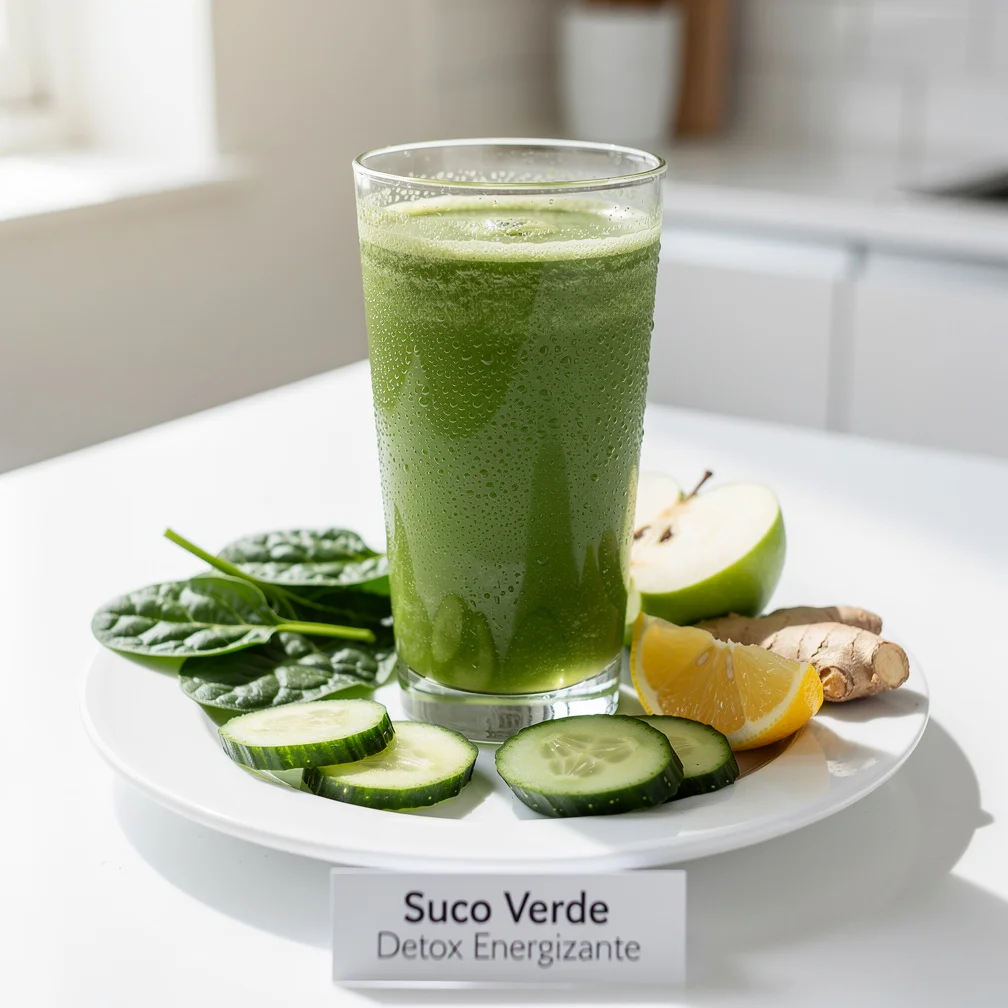 Suco Verde Detox Energizante