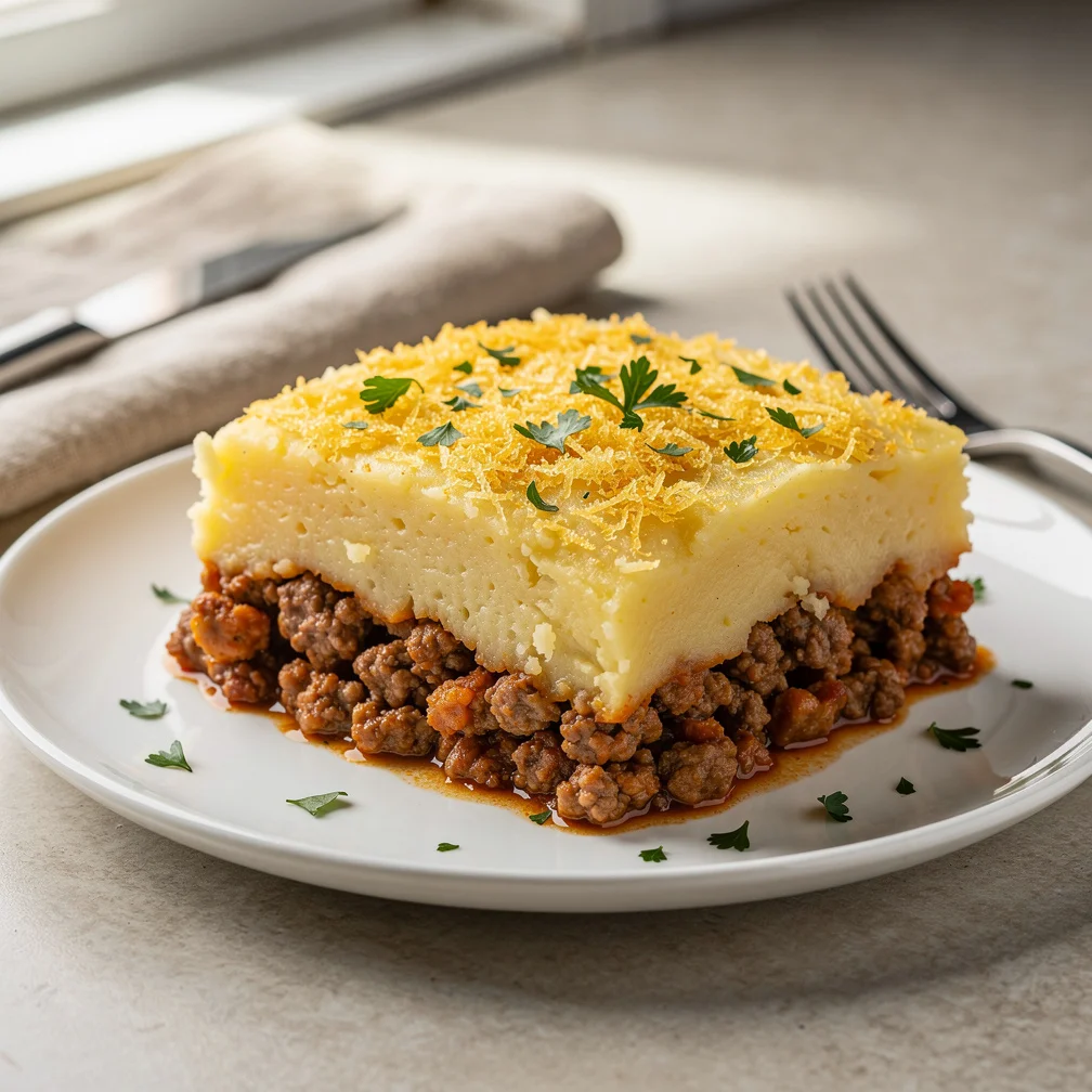 Escondidinho de Carne Moída Econômico