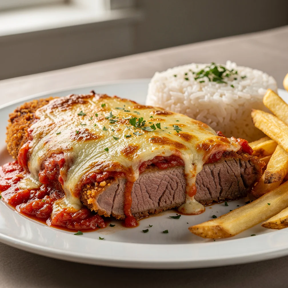 Bife à Parmegiana Tradicional