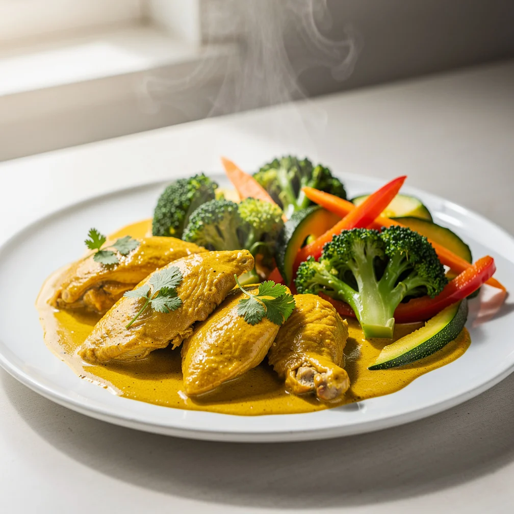 Frango ao Curry Low Carb