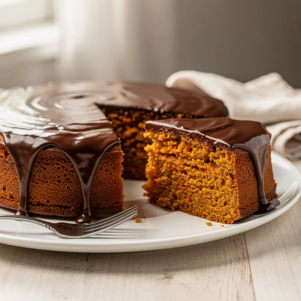 Bolo de Cenoura Simples no Liquidificador